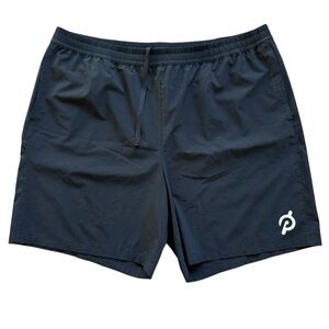 Peloton Men's 2XL Black Training Shorts 7" Inseam Elastic Waistband Gym Biking